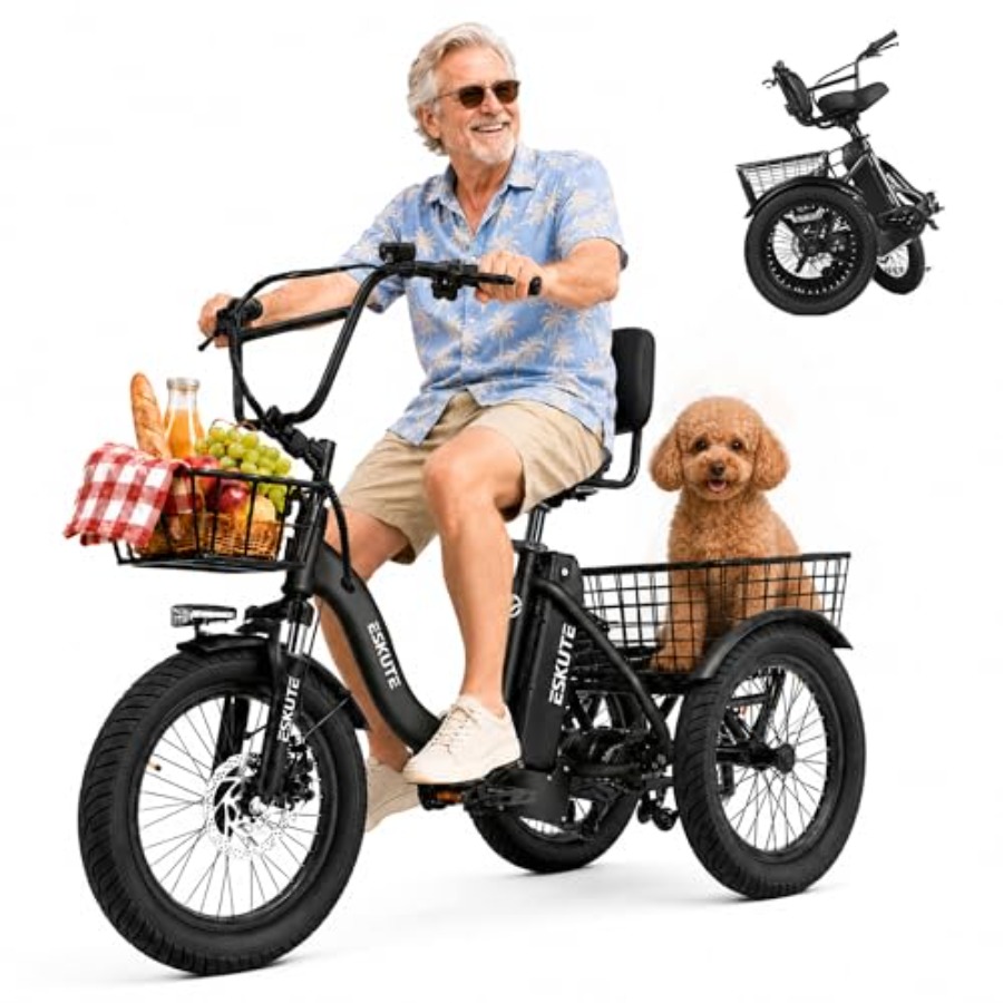 Commuter Biking - Adults electric trike bike for urban