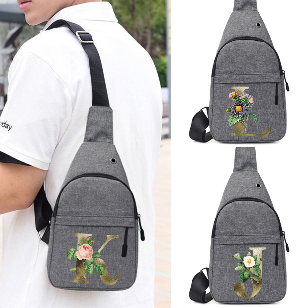 Cycling For Commute - New Golden Flower Letter Series Crossbody