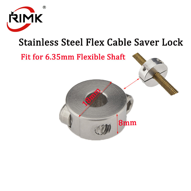 Cable Lock Flexible - 1pc Stainless Steel 6.35mm Flex Cable