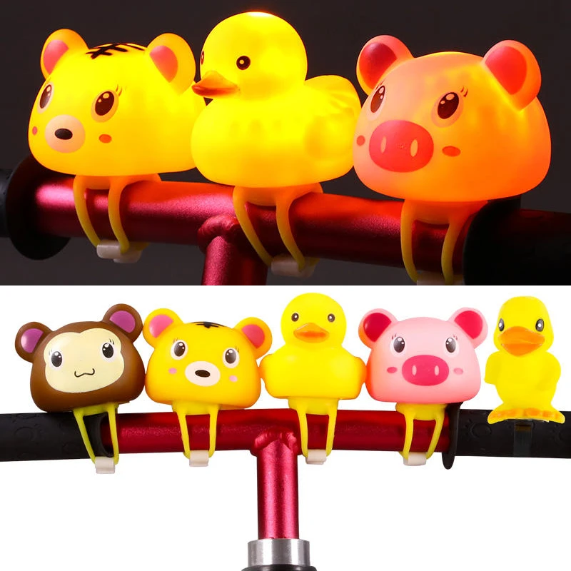 Bell Handlebar Ring - Bicycle Light Bell Cartoon Animal MTB