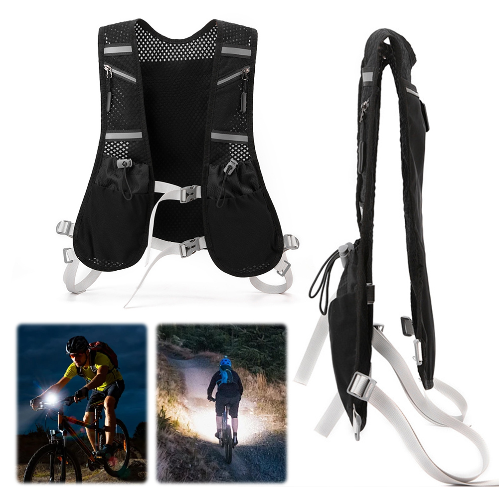 Reflective Vest Cycling - Hydration Running Vest Reflective Hydration Vest