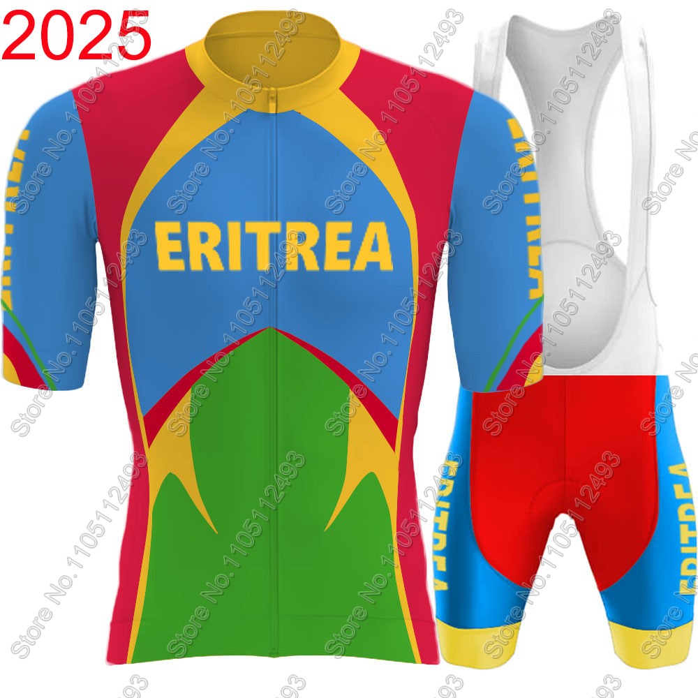 Cycling Commuter Clothing - 2025 Eritrea National Team Cycling Jersey