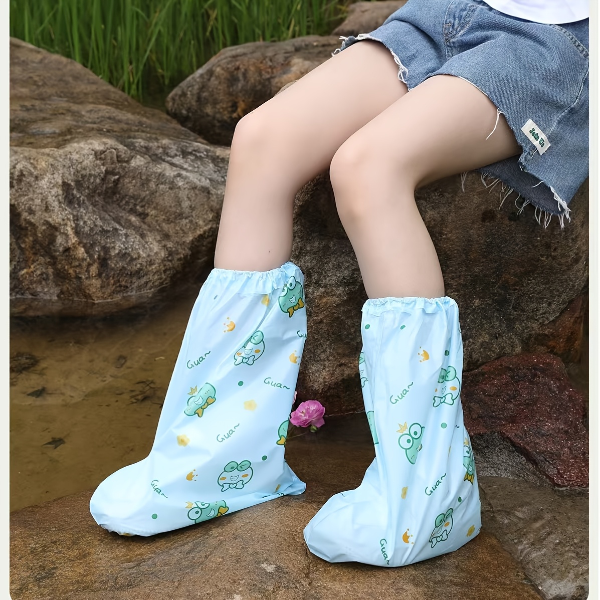 10pc Frog Cartoon Shoe Covers  - огляд і ціна Cycling Commute Shoes