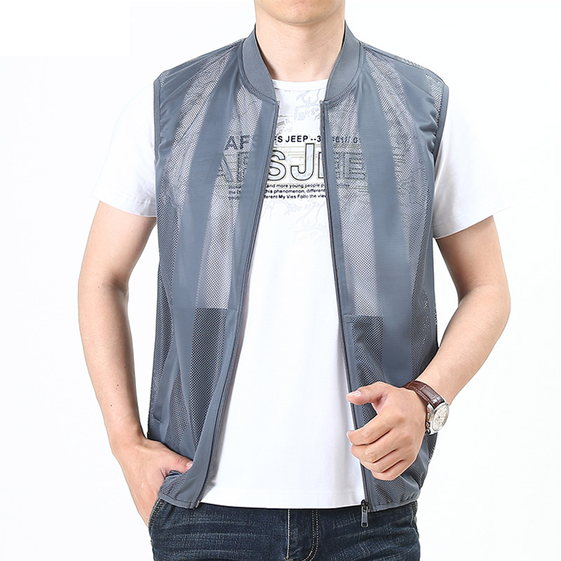 Summer Men Mesh Hollow Waistco - огляд і ціна Reflective Vest Cycling