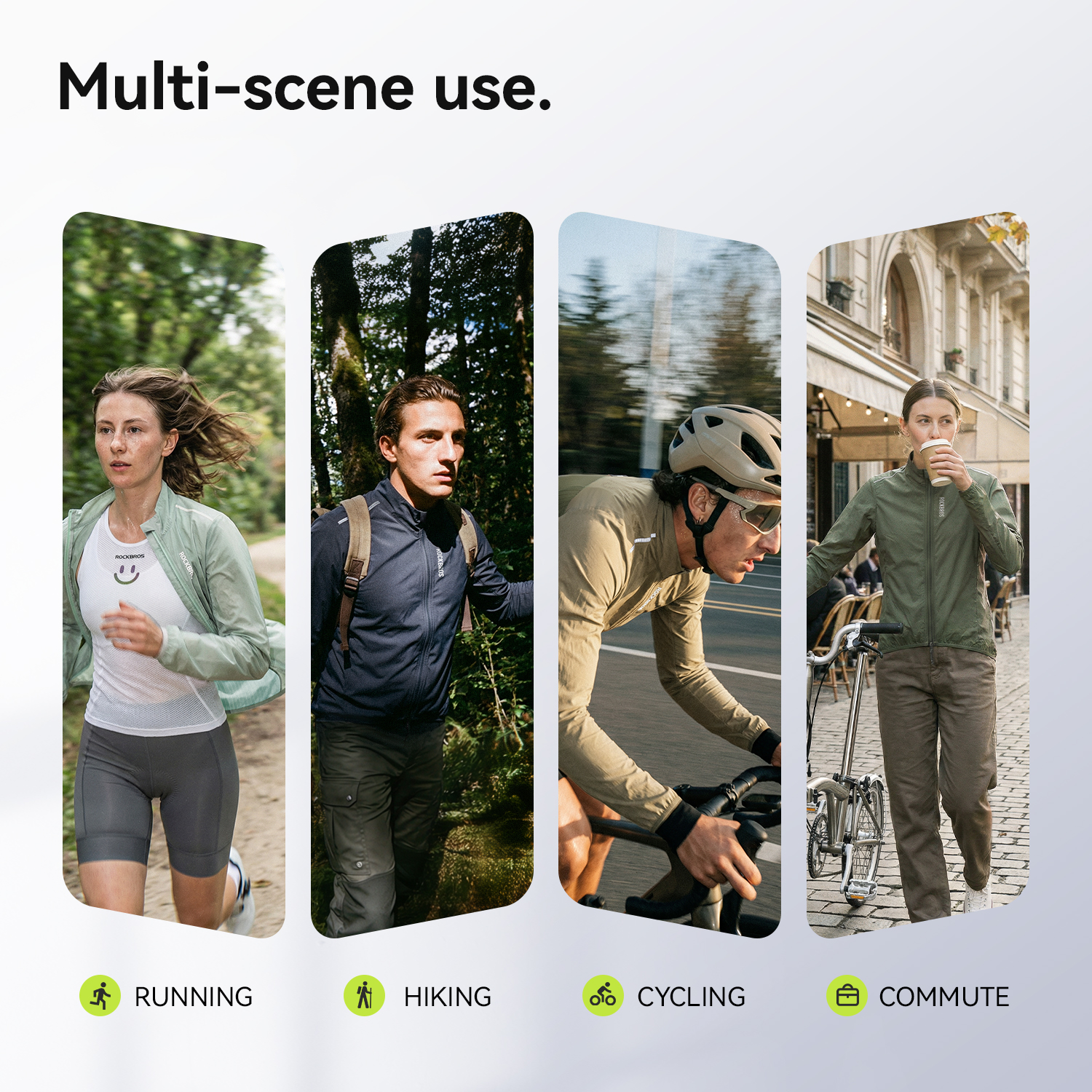ROCKBROS Cycling Jacket Lightw - огляд і ціна Cycling Commute Jacket