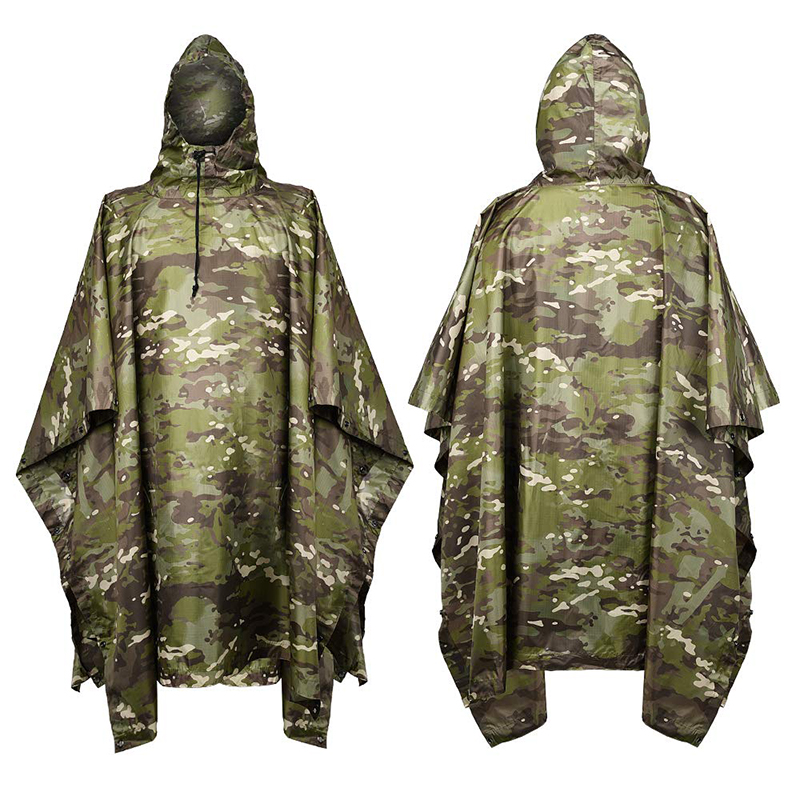 Rain Coat Camouflage Tactical  - огляд і ціна Cycling Rain Jacket Commute