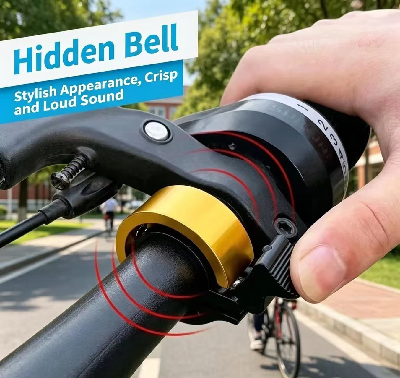 2026 Hot Bicycle Bell with Lou - огляд і ціна Bell Handlebar Ring