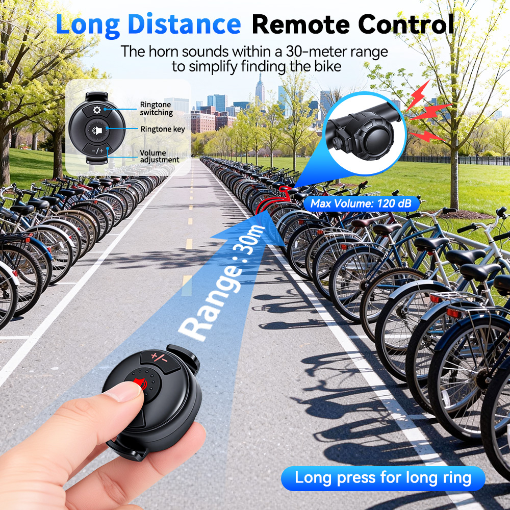 Rockbye Bike Electric Bell Rec - огляд і ціна Bell Handlebar Ring