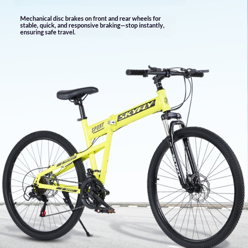Folding Mountain Bike Portable - огляд і ціна Cycling Commute Speed