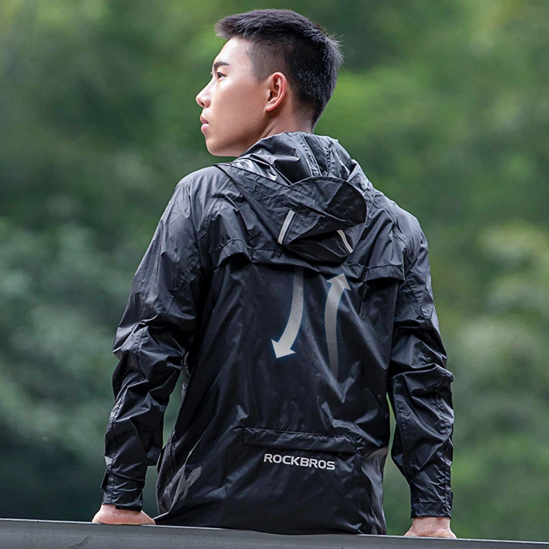 ROCKBROS Waterproof Cycling Ra - огляд і ціна Cycling Rain Jacket Commute