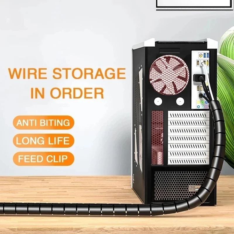 2M/1M Black Cable Wire Protect - огляд і ціна Cable Lock Flexible