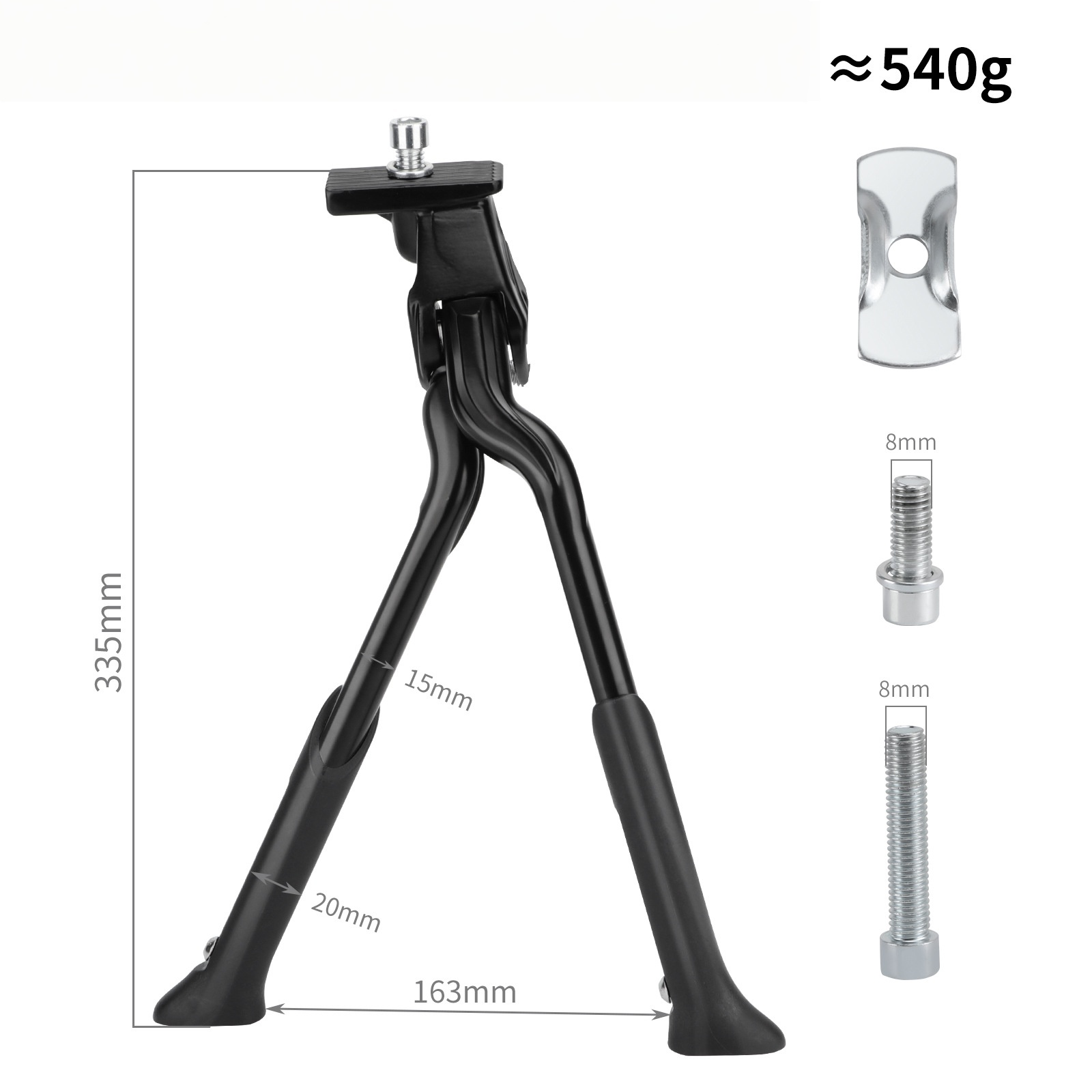 1pc U Bike Kickstand Adjustabl - огляд і ціна Cycling Zones