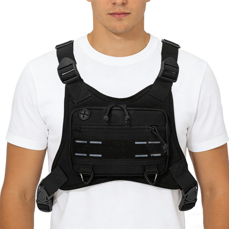 Tactical Front Chest Rig Bag V - огляд і ціна Reflective Vest Cycling