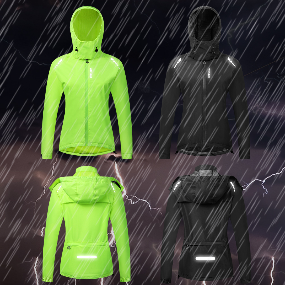 WOSAWE Cycling Raincoat Women  - огляд і ціна Cycling Rain Jacket Commute