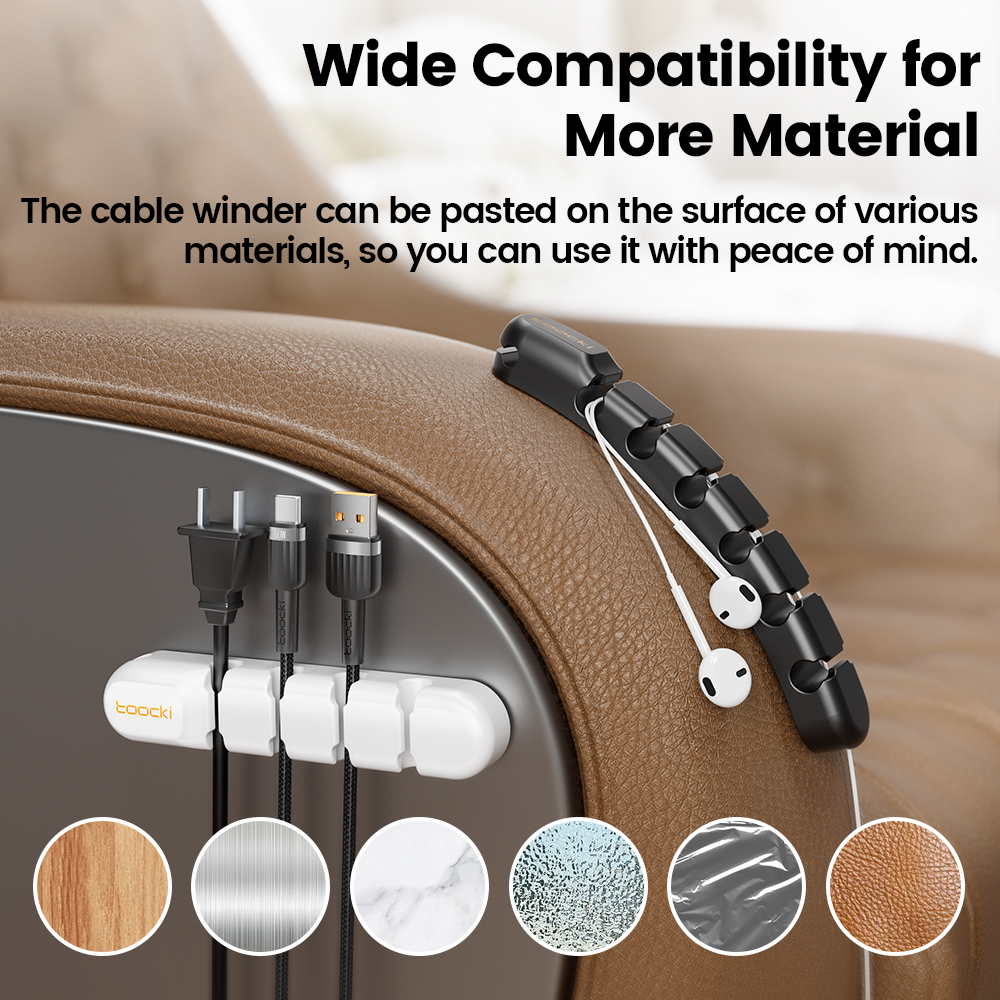 Toocki Cable Organizer 3 5 7 H - огляд і ціна Cable Lock Flexible