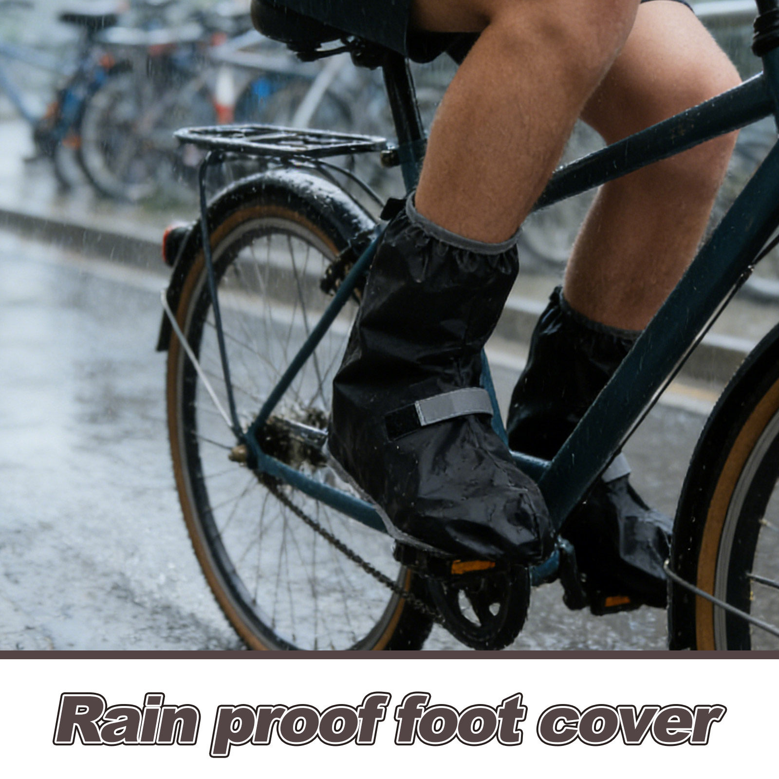 1Pair Waterproof Rain Shoe Cov - огляд і ціна Cycling Commute Shoes