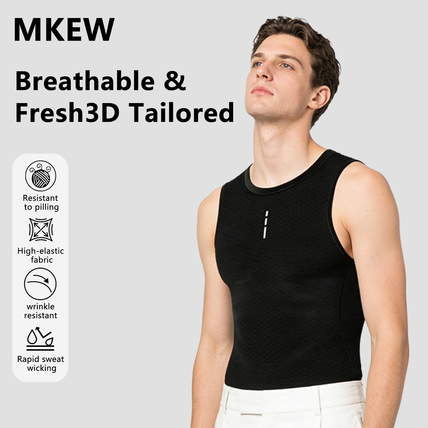 MKEW Cycling Base Layer Reflec - огляд і ціна Reflective Vest Cycling