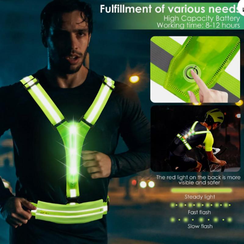 Safety Reflective Vest LED Lig - огляд і ціна Reflective Vest Cycling