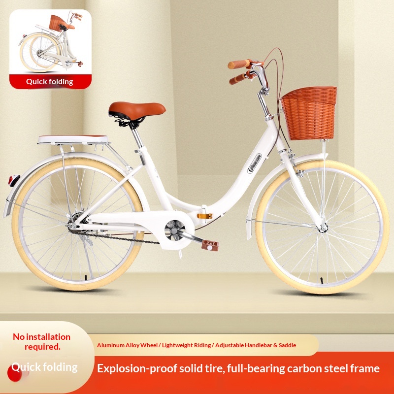 Adult Folding Bike Unisex No A - огляд і ціна Commuter Biking