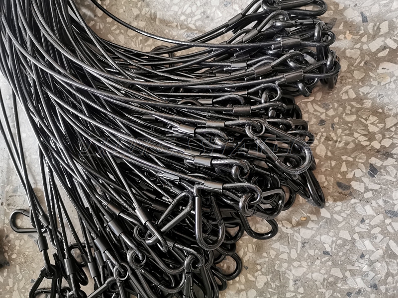 10pcs/lot Black 3mm*70cm Cable - огляд і ціна Cable Lock Flexible