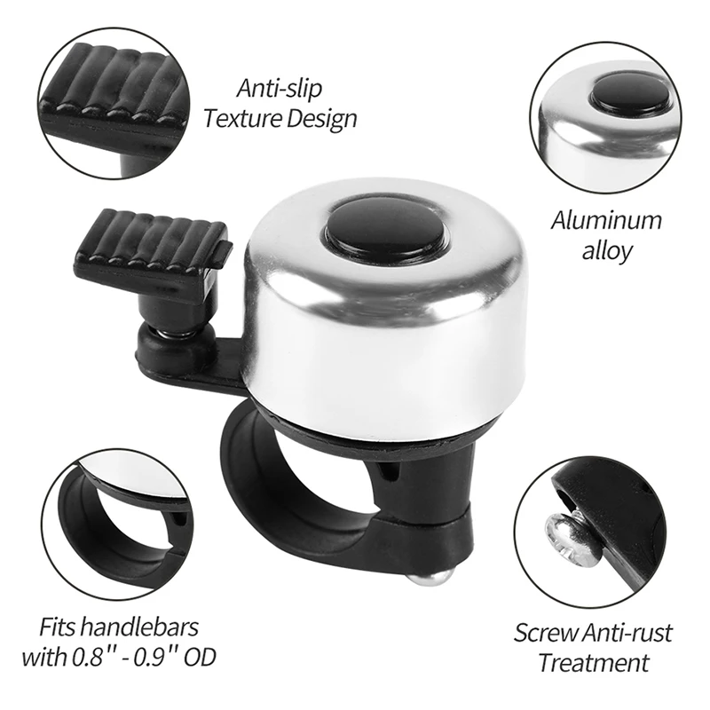 Mini Cute Bicycle Bell 22mm Cy - огляд і ціна Bell Handlebar Ring