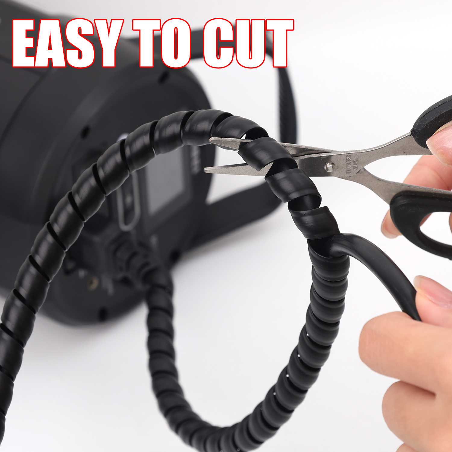1-10M Spiral Cable Wire Wrap F - огляд і ціна Cable Lock Flexible