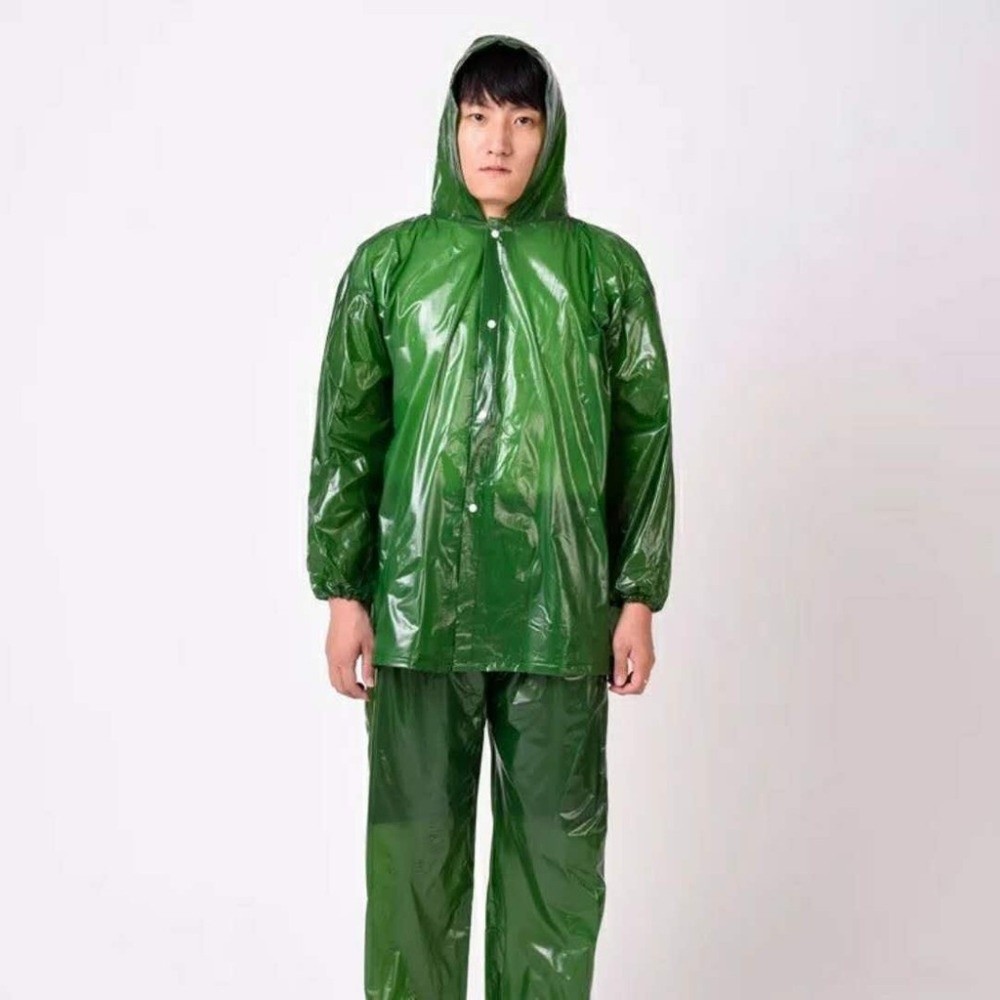 Thickened Unisex Raincoat Suit - огляд і ціна Cycling Rain Jacket Commute
