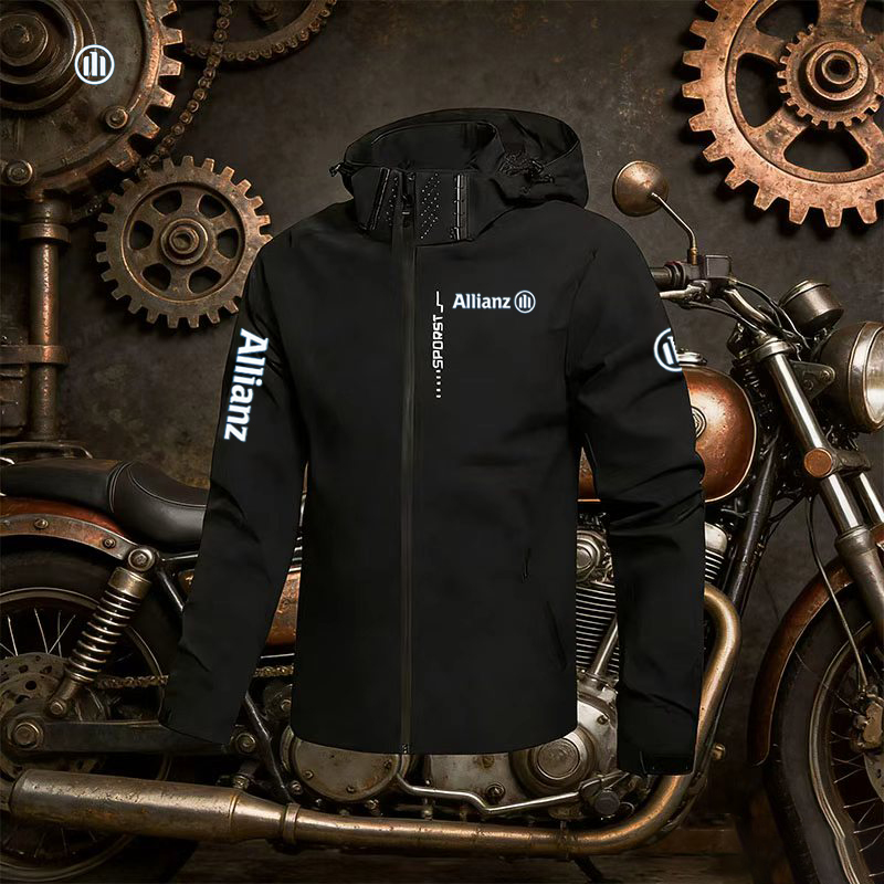 2026 allianz logo Men's outdoo - огляд і ціна Cycling Rain Jacket Commute