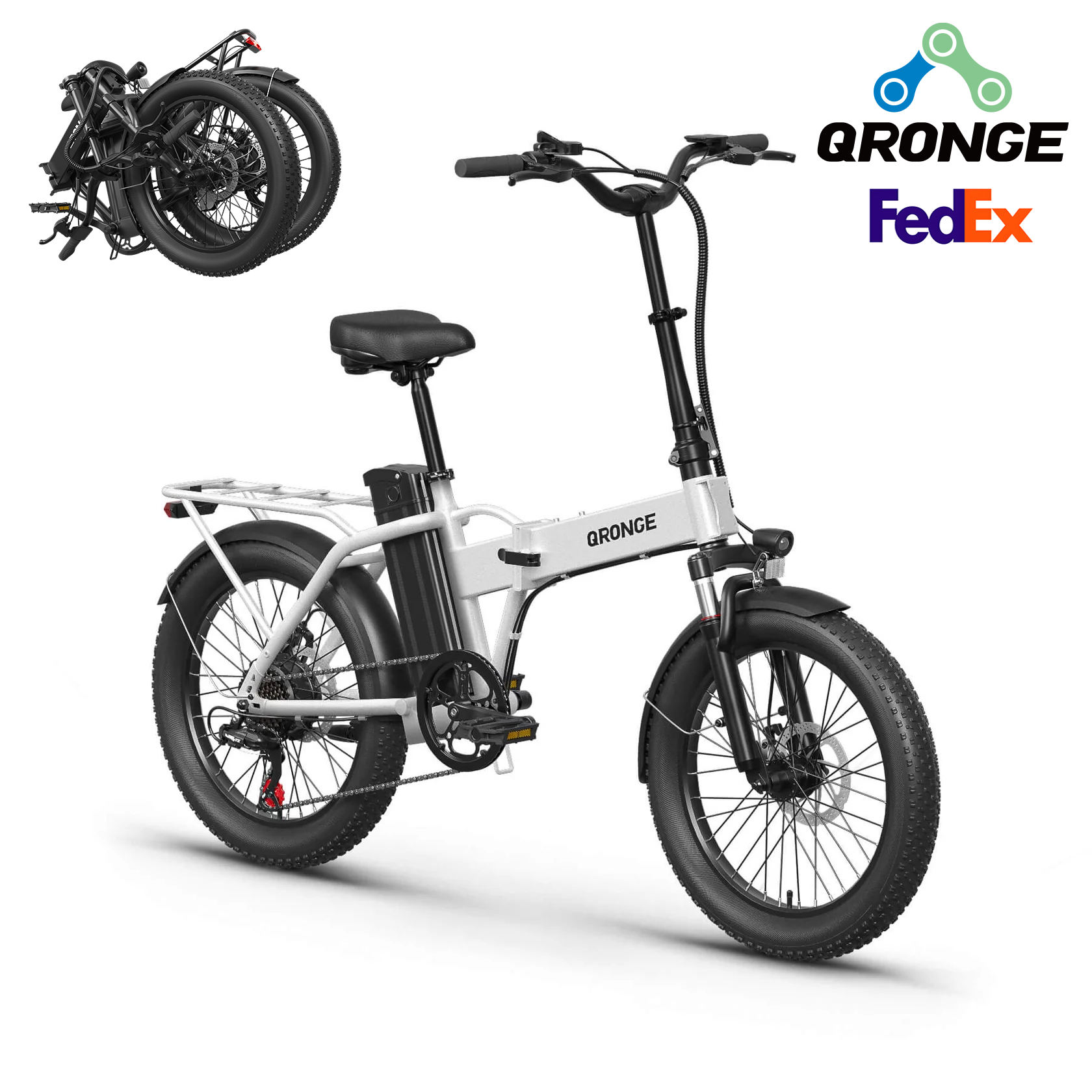 QRONGE Waterfall Folding Elect - огляд і ціна Commuter Biking